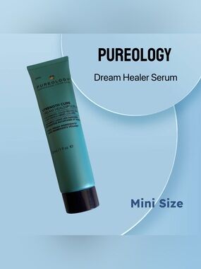 🇺🇸🆕NWOB PUREOLOGY | MINI | Frizz Damaged hair Strength Cure Dream Healer Serum